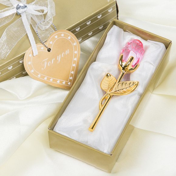 Crystal Metal Rose Valentine's Day Small Gift Wedding - Image 9