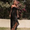 Mesh Panel Bra Sexy Drag Dress - Image 4