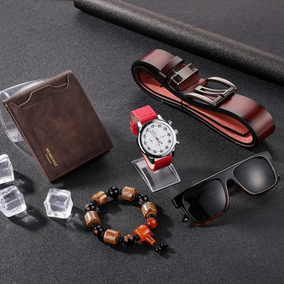 Simple Casual Men's Watch Set 5-piece Set Quartz Watch - Image 5
