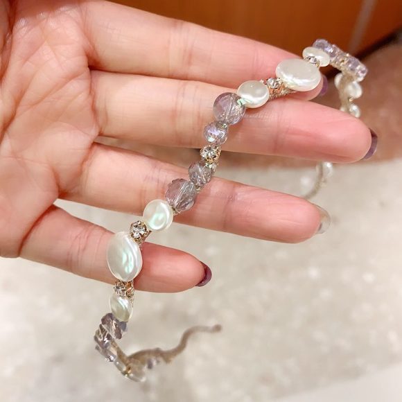 Hairpin Rhinestone Headband Forest Fairy Delicate Hair - Image 7