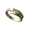 Gold Ring Female Wholesale Irregular Asymmetric - Image 2