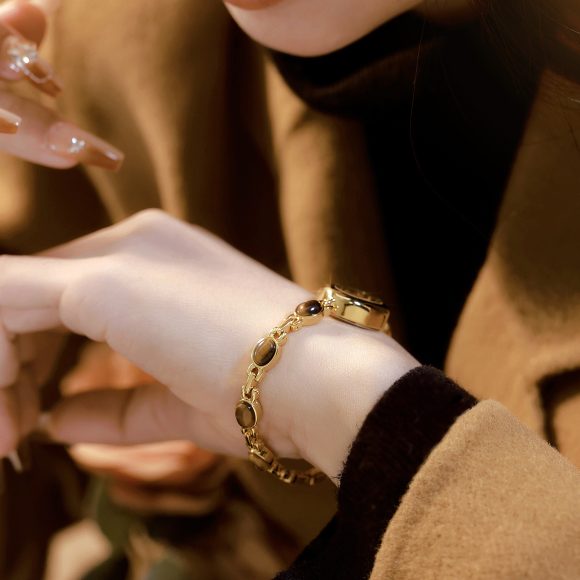 Natural Tigereye Premium Watch - Image 4