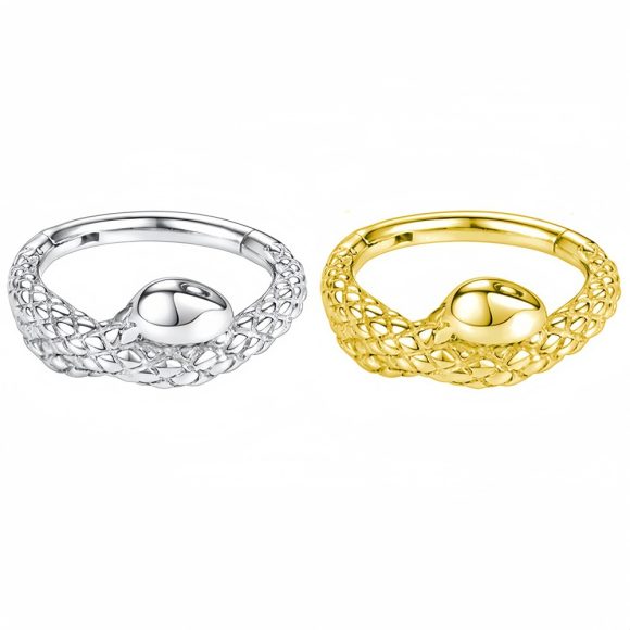 Personality Simulated Snakes Exquisite Stainless Steel Casting Nose Ring