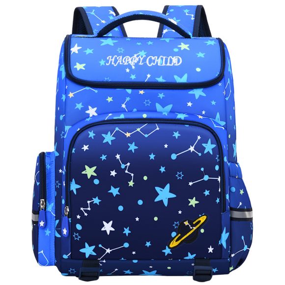 Children's Schoolbag Starry Sky Gradient Spine Protection Burden Alleviation Backpack - Image 6