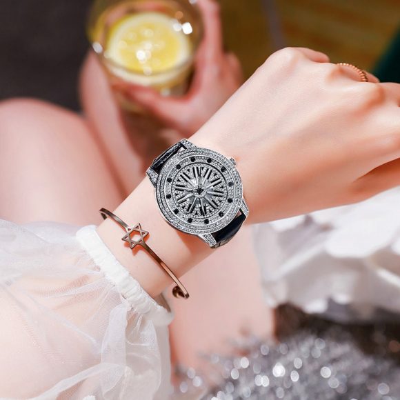 Women's Good Luck Comes Rotating Watch - Image 7
