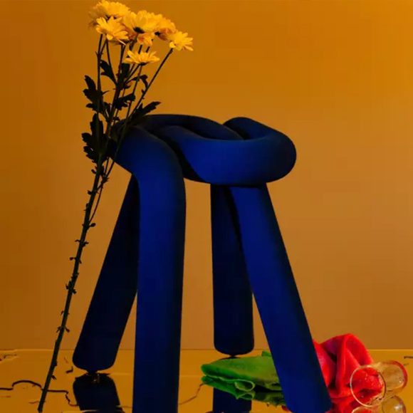 Nordic Minimalist Shaped Creative Bent Chair - Image 4