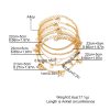 Butterfly Summer Beach Style Anklet Five-piece Set - Image 5