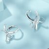 Simple All-match Bow Ear Clip S925 Sterling Silver - Image 7