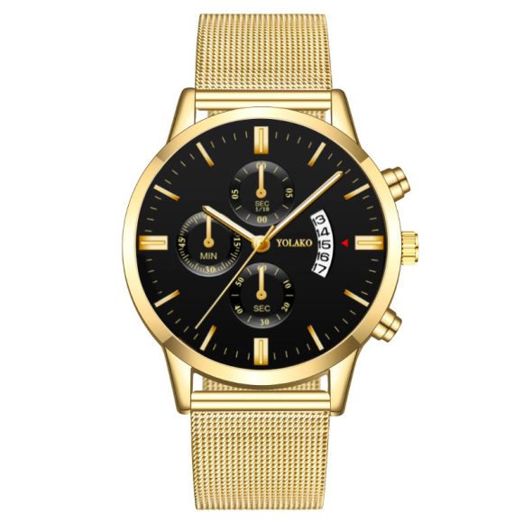 Fashion Calendar Six-pin Three-eye Men's Watch - Image 3