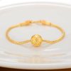 Alluvial Gold Ancient Gold Color Pure Copper Blessing Card Lucky Beads Bracelet - Image 7