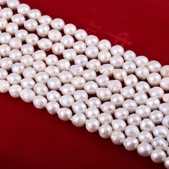 Natural Freshwater Shaped Pearl String - Image 3