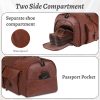 Large Capacity Men's Leather Suit Storage Bag - Image 2