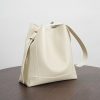 Shoulder Capacity Women's Leather Height Cross Body Bucket Bag - Image 2