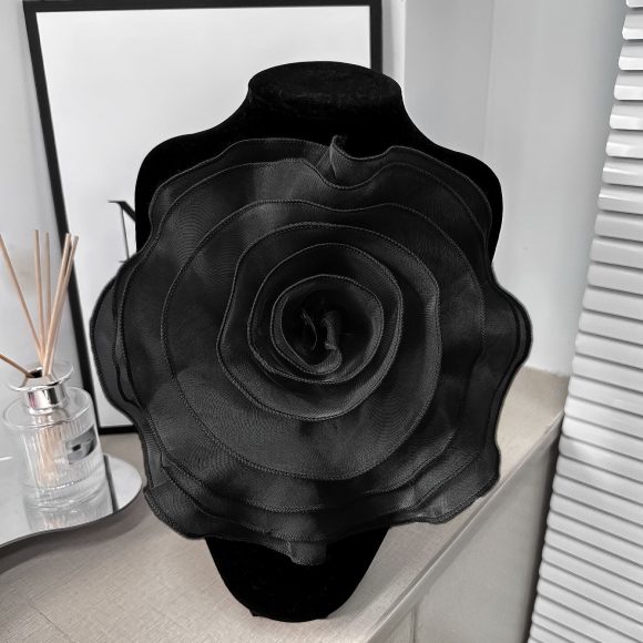 Simple Three-dimensional Flower Decoration Dress Removable Corsage - Image 3