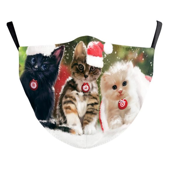 Santa Elk Digital Printing Double-layer Dust Mask - Image 5