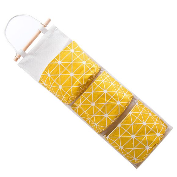 Simple Household Cotton And Linen Waterproof Storage Hanging Bag - Image 10