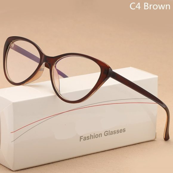 Fashion Cat Eye Glasses Frame Retro Trendy Artistic - Image 5