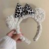 Cute Bow Bear Ear Headband Face Wash Headband - Image 5