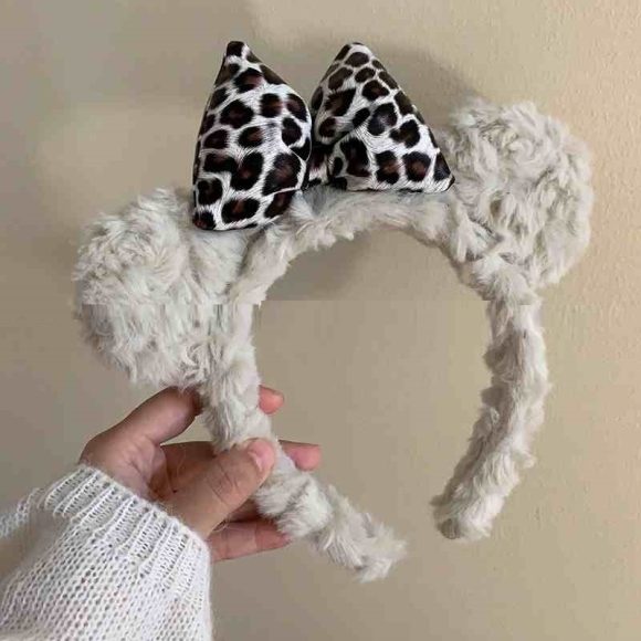 Cute Bow Bear Ear Headband Face Wash Headband - Image 5