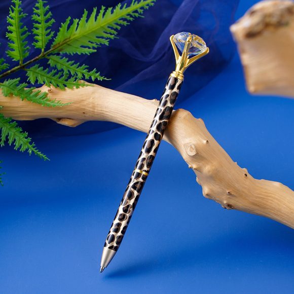 Leopard Diamond Ballpoint Pen Metal - Image 2