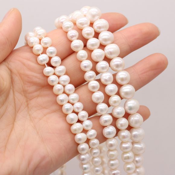 Natural Freshwater Circular Pearl White - Image 3