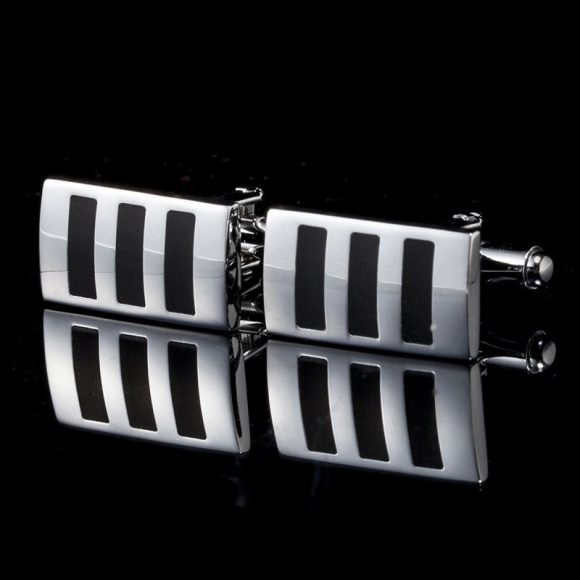 Square Men's Cufflinks Spot Simple French Cuff Buttons - Image 5