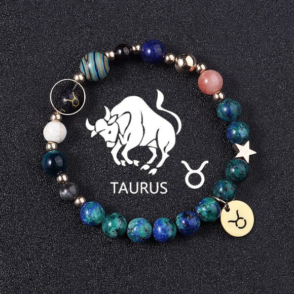 Twelve Constellations Bracelets Natural Stone Phoenix Lapis Lazuli Eight Planets - Image 7
