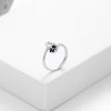 925 Sterling Silver Fashionable And Exquisite Cat's Paw Drip-shaped Ring
