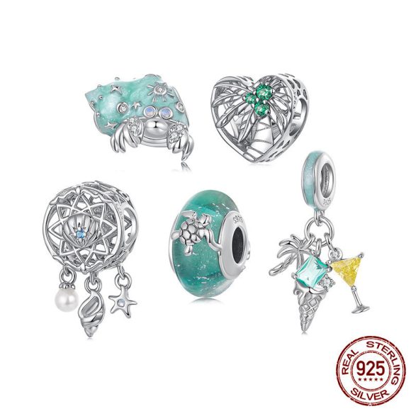 Summer Vacation Style Ins925 Silver Bead Scattered Beads - Image 3