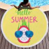 Digital printing round beach towel - Image 5