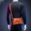 Leather Shoulder Men's Leather Horizontal Small Square Bag