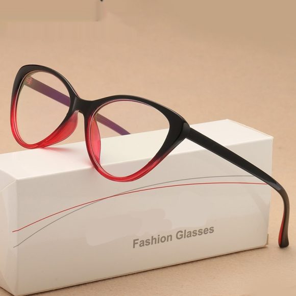 Fashion Cat Eye Glasses Frame Retro Trendy Artistic - Image 8