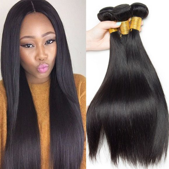 Straight Real Human Hair Extension - Image 8