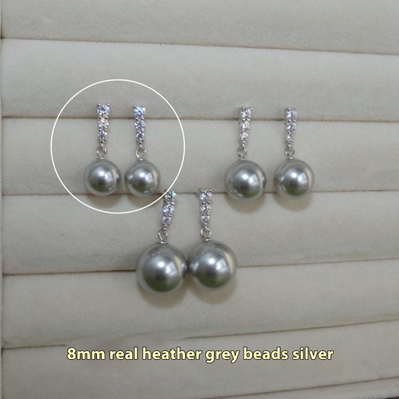 Pearl S925 Silver Stud Earrings For Women - Image 9