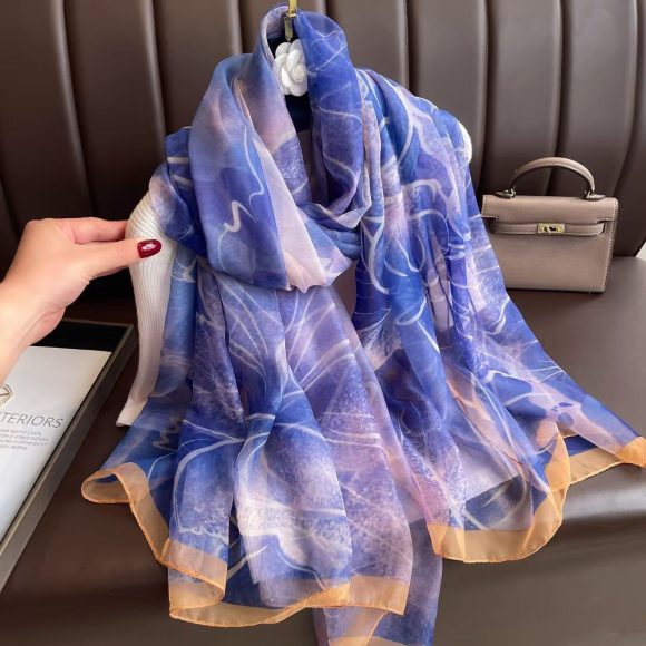 Silk All-matching Yousoft Scarf Long Elegant Scarf - Image 6