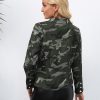 Ladies Fashion Print Lapel Small Blazer - Image 4