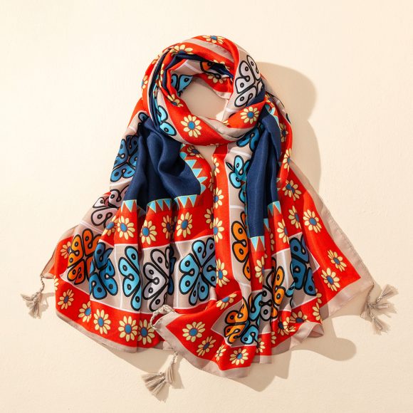 Ethnic Style Outdoor Walking Keep Warm Sun Block Shawl - Image 4