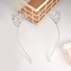 Alloy Spot Drill Rabbit Ears Hair Hoop Headdress - Image 7