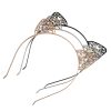 Alloy Spot Drill Rabbit Ears Hair Hoop Headdress - Image 6