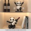 Panda Red Wine Rack Decoration Wine Cabinet Combination Light Luxury - Image 8