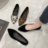 Fashion Flat Pointed Toe Shoes Leopard Print Women Flat Pumps - Image 8