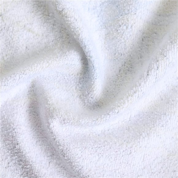 Microfiber round fringed beach towel - Image 2