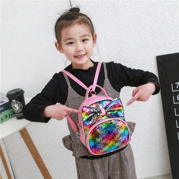Cartoon Cute New Sequined Children's Backpack - Image 4