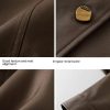 Female Retro Short Pu Leather Coat - Image 8