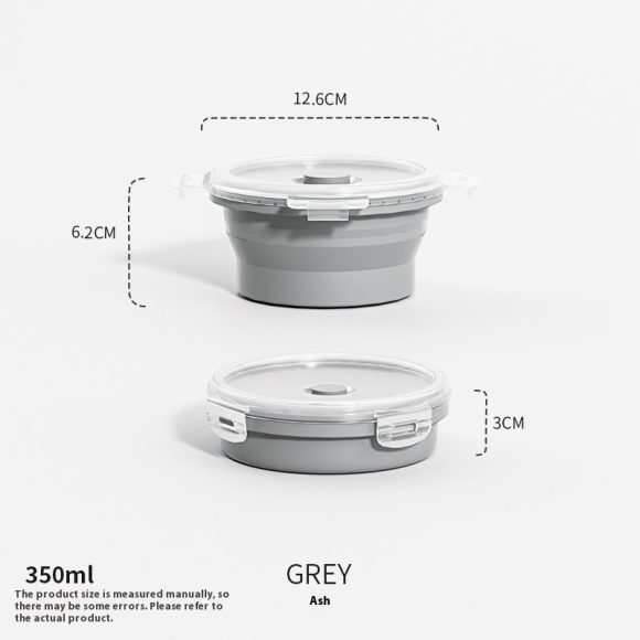 Travel Outdoor Silicone Folding Lunch Box - Image 7