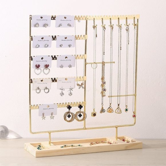 Metal Creative Earrings Necklaces Ring Holders - Image 2