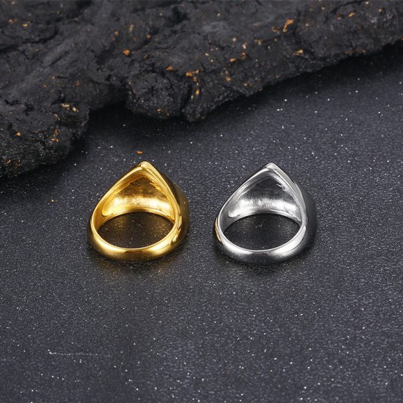 Fashion Triangle Stainless Steel Men's Ring - Image 8