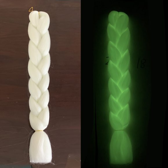 Luminous Fluorescent Chemical Fiber Wig Big Braid - Image 4