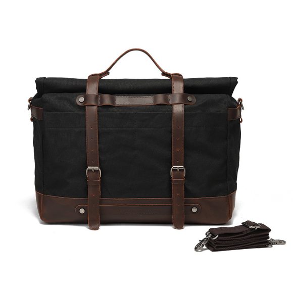 Canvas Shoulder Bag Casual Unisex Crossbody Bag - Image 4