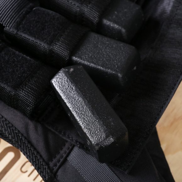 Weight Vest Steel Plate Chris Iron Block Fitness - Image 6